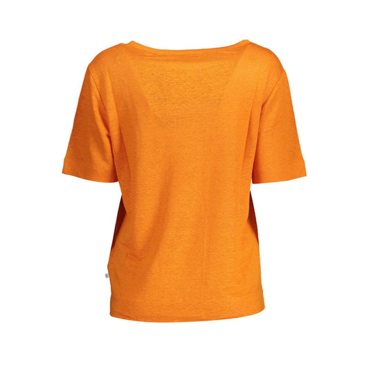 Gant Orange Linen T-Shirt