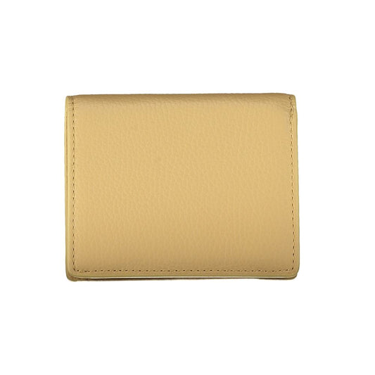 Coccinelle Beige Leather Wallet Womens Wallet