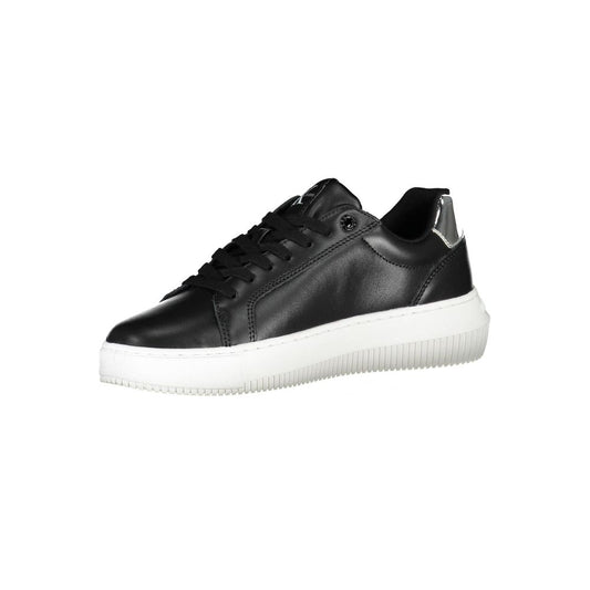 Calvin Klein Black Polyester Sneaker