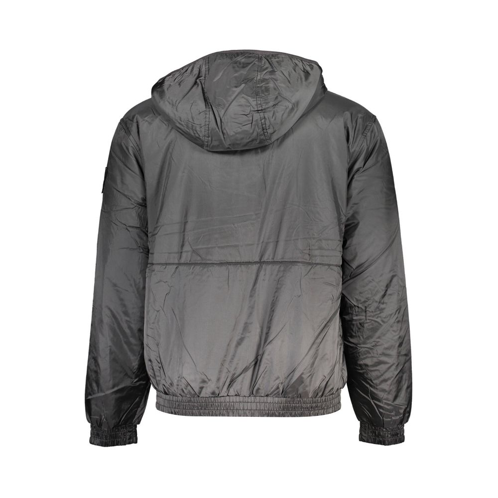 Calvin Klein Black Recycled Polyester Men Jacket Mens Jacket
