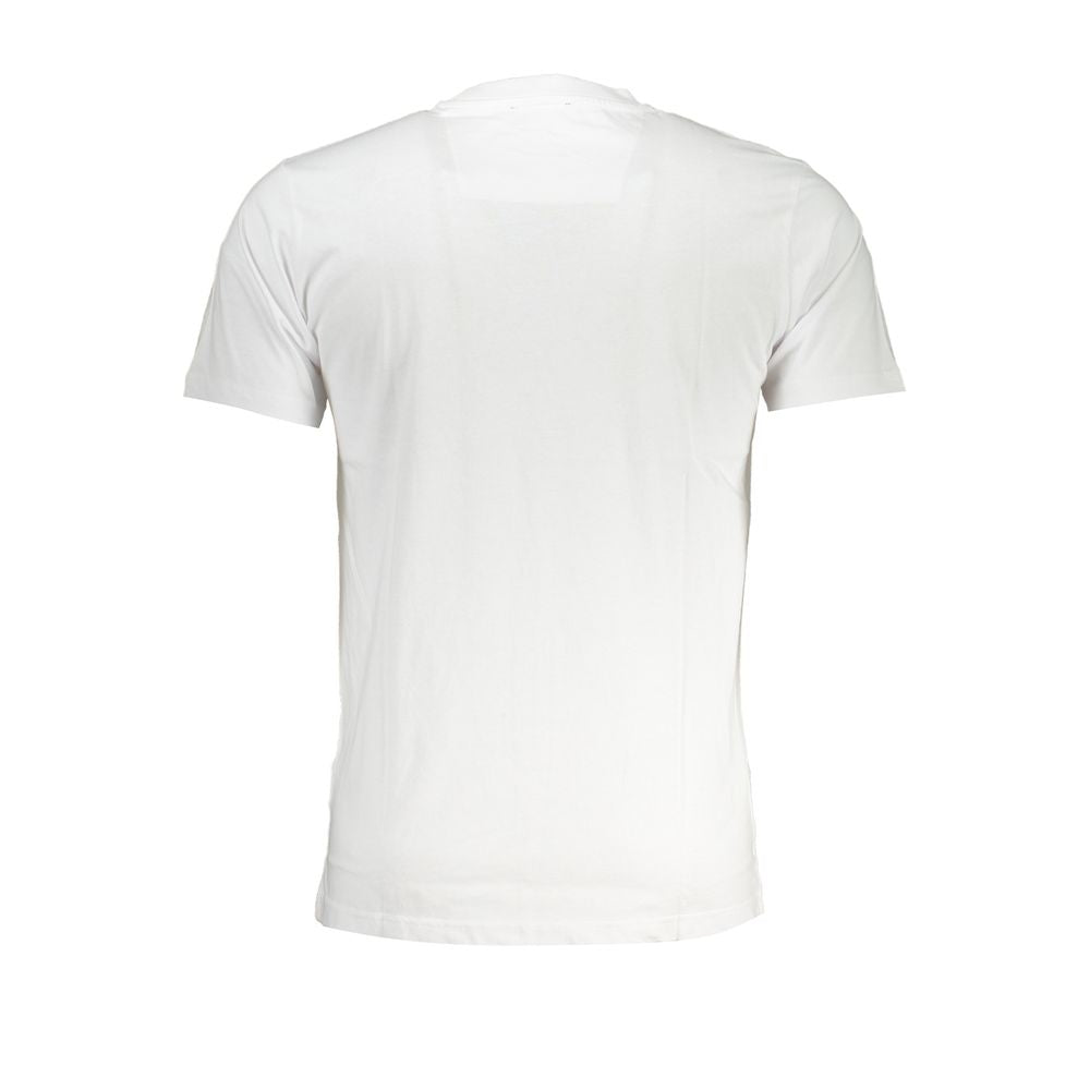 Cavalli Class White Cotton T-Shirt Mens T-Shirt