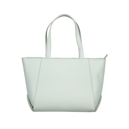 Calvin Klein Blue Polyethylene Handbag