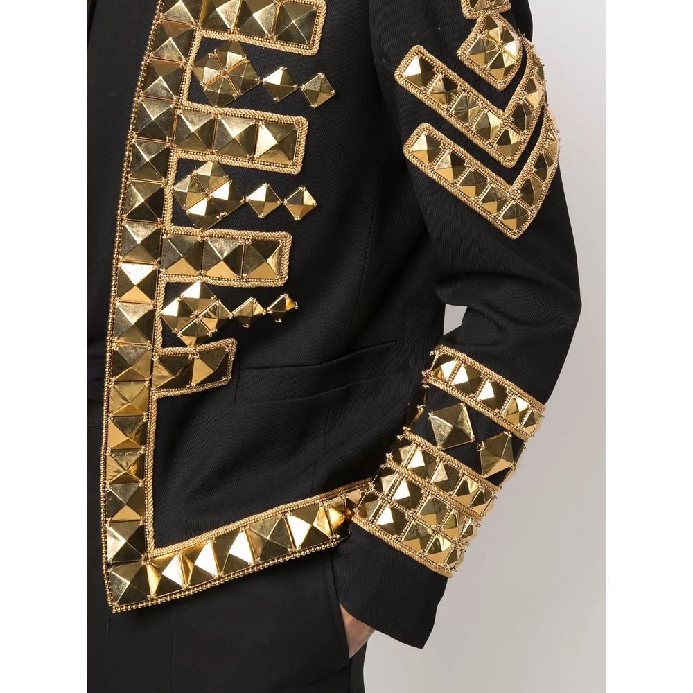 Balmain Black Acetate Men's Blazer Mens Blazer