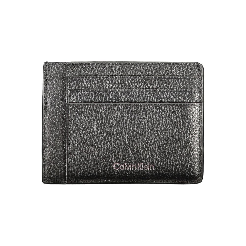 Calvin Klein Black Leather Wallet Mens Wallet