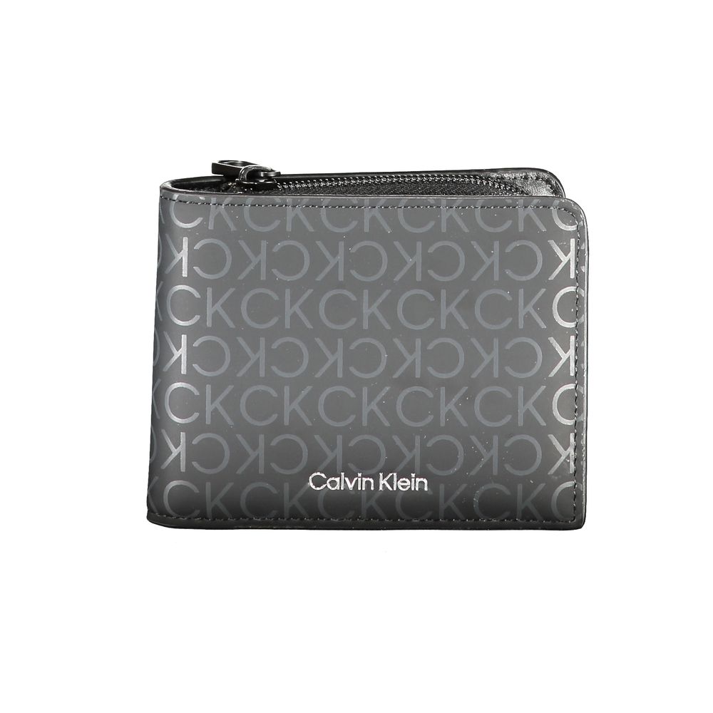 Calvin Klein Black Polyester Wallet Mens Wallet