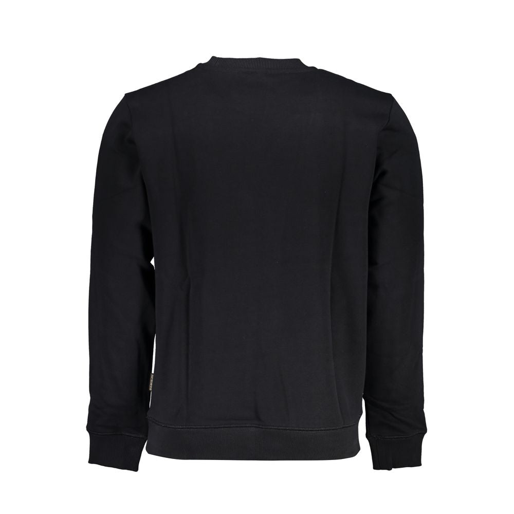 Napapijri Black Cotton Men Sweater Mens Sweater