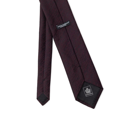Dolce & Gabbana Purple Wool Tie