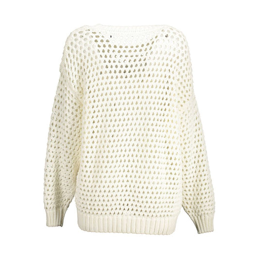 Gant White Cotton Sweater