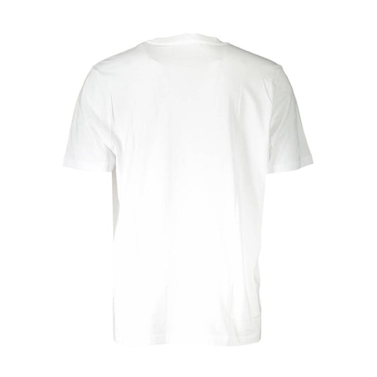 Diesel White Cotton Men T-Shirt Mens T-Shirt