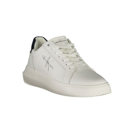Calvin Klein White Polyester Sneaker
