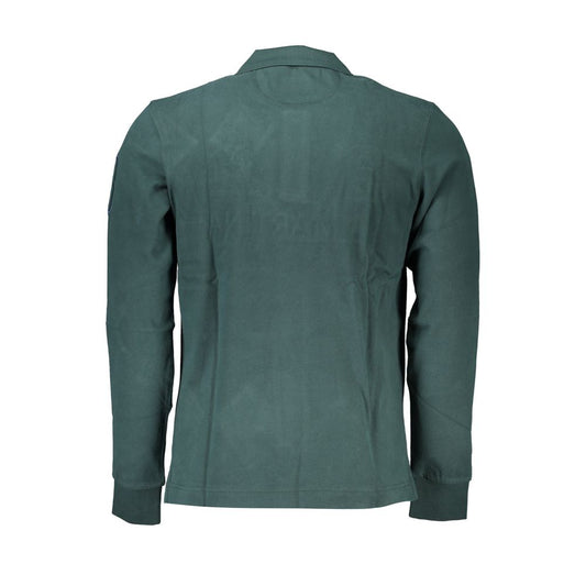La Martina Green Cotton Polo Shirt
