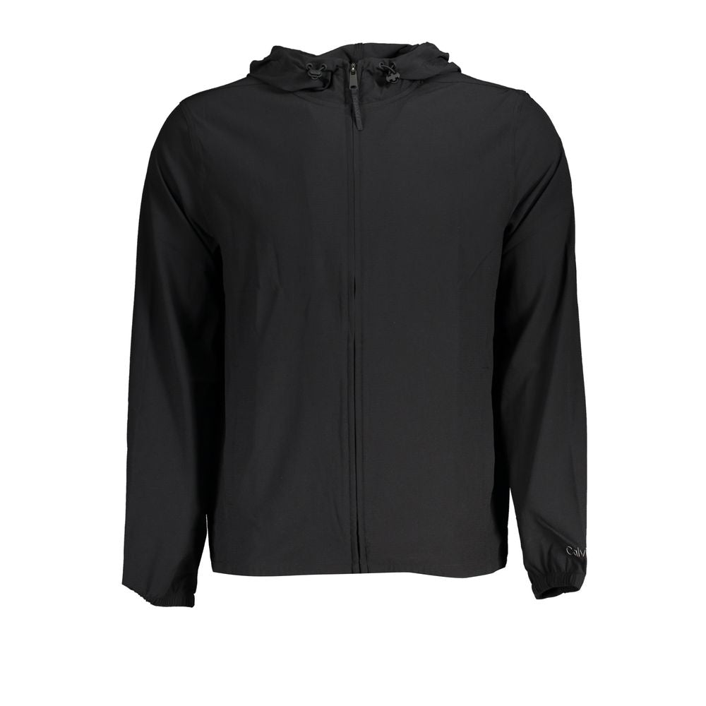 Calvin Klein Black Polyester Men's Sport Jacket Mens Jacket