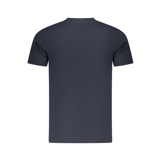 Cavalli Class Blue Cotton Men T-Shirt Mens T-Shirt