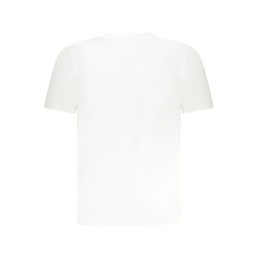 Cavalli Class Bianco Cotton Men T-Shirt Mens T-Shirt