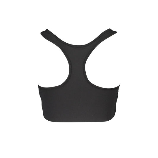 Fila Black Polyester Women's Sports Bra