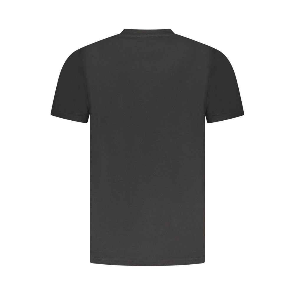 Cavalli Class Black Cotton Men T-Shirt Mens T-Shirt