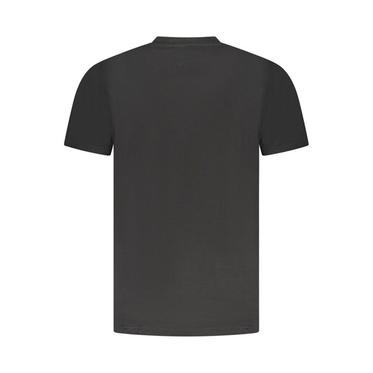 Cavalli Class Black Cotton Men T-Shirt Mens T-Shirt