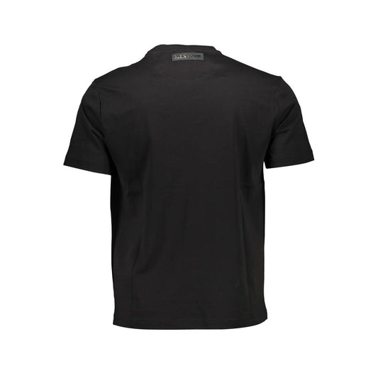 Plein Sport Black Cotton Men T-Shirt Mens T-Shirt