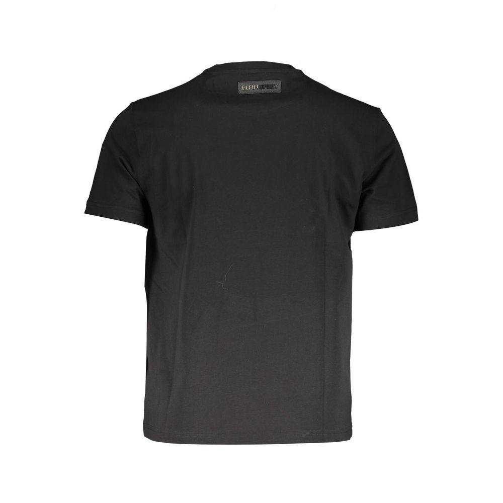 Plein Sport Black Cotton Men T-Shirt Mens T-Shirt