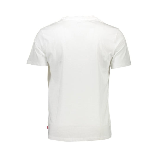 Levi's White Cotton Men T-Shirt Mens T-Shirt