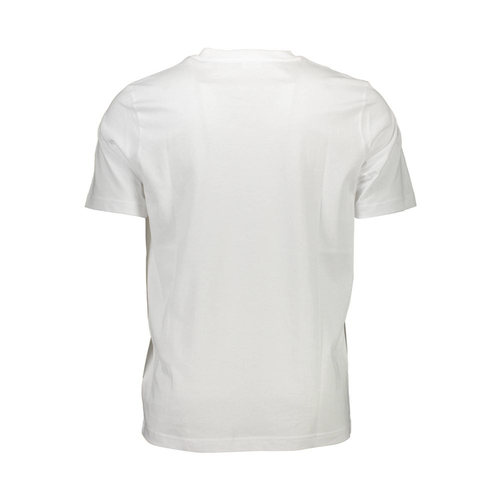 Diesel White Cotton Men T-Shirt Mens T-Shirt