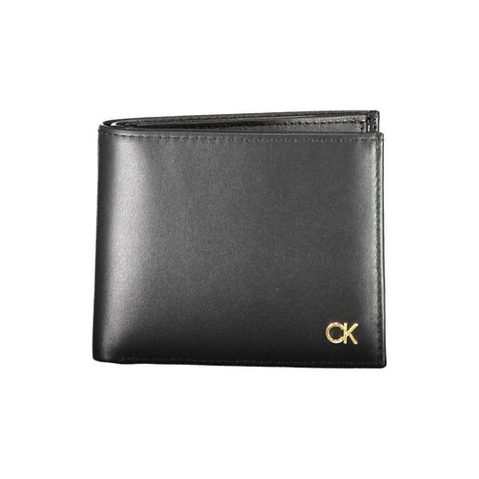 Calvin Klein Black Leather Men Wallet Mens Wallet