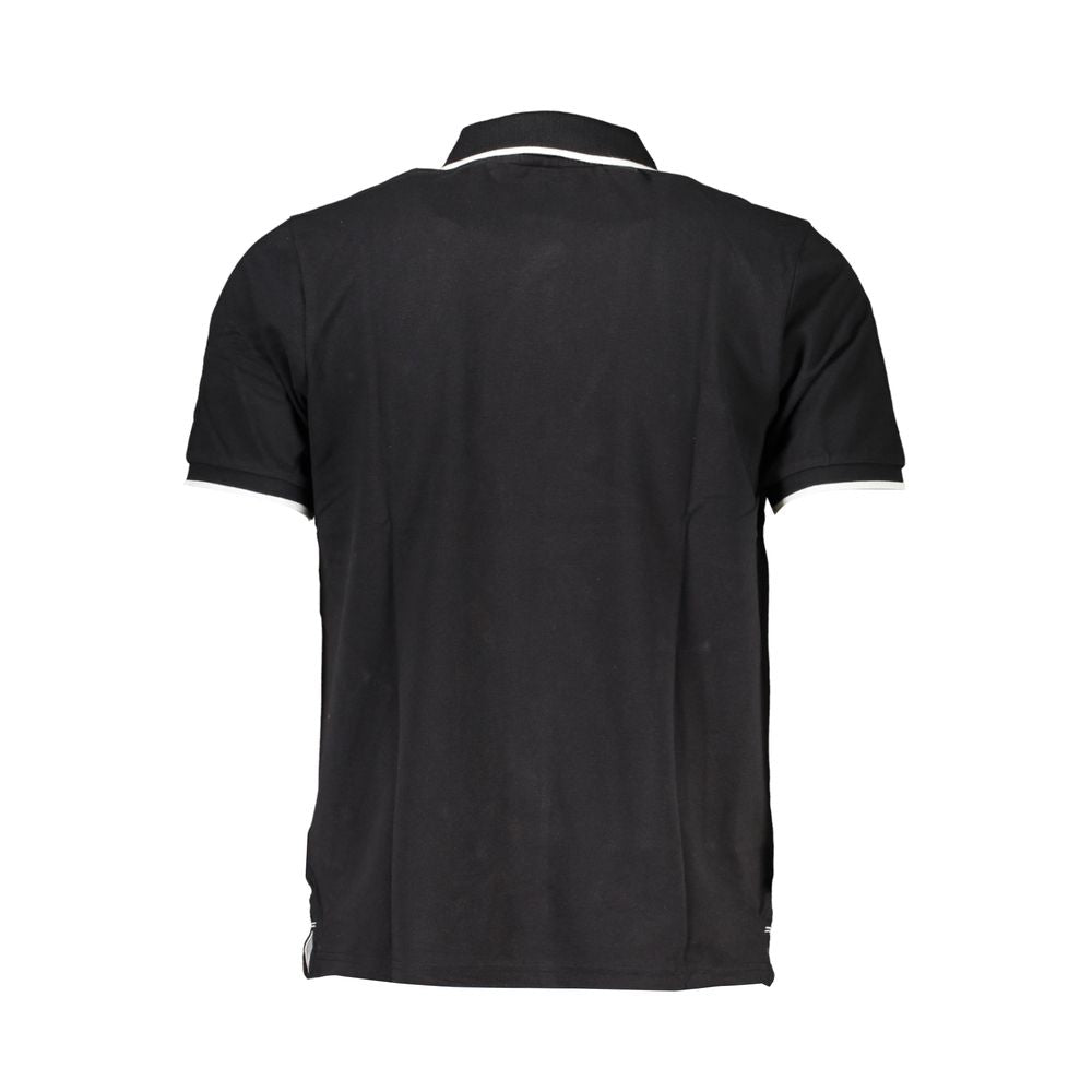 North Sails Black Cotton Polo Shirt Mens T-Shirt