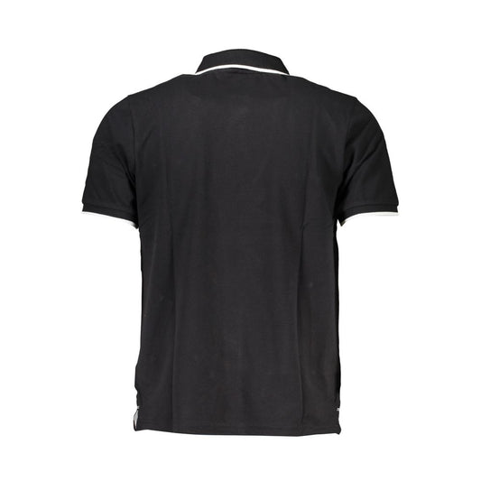 North Sails Black Cotton Polo Shirt Mens T-Shirt