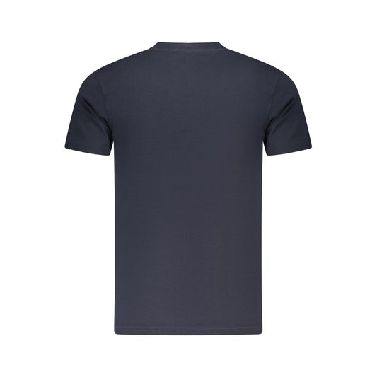 Cavalli Class Blue Cotton Men T-Shirt Mens T-Shirt
