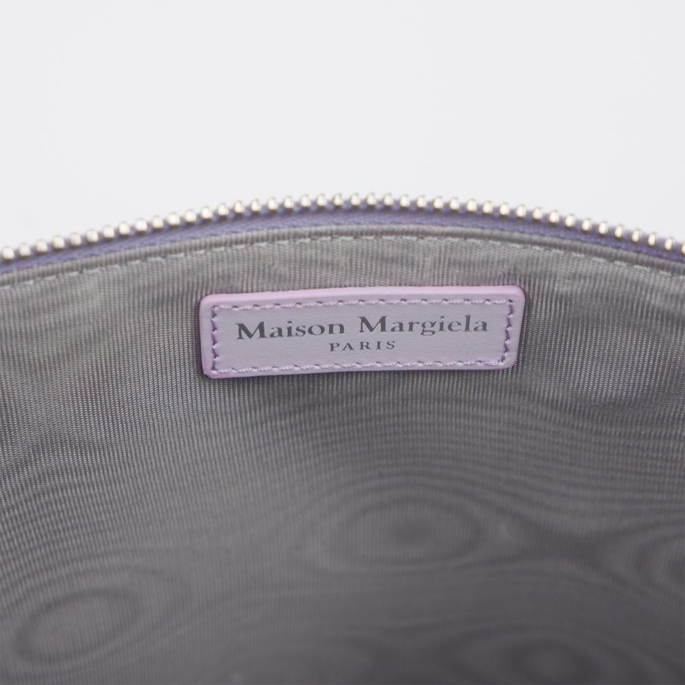Maison Margiela Lilac Calfskin Women Crossbody Pochette
