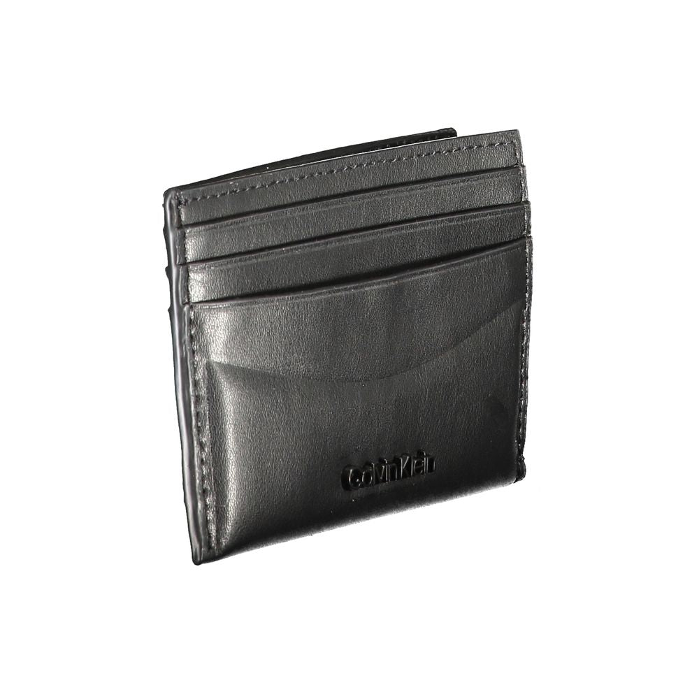 Calvin Klein Black Leather Wallet Mens Wallet