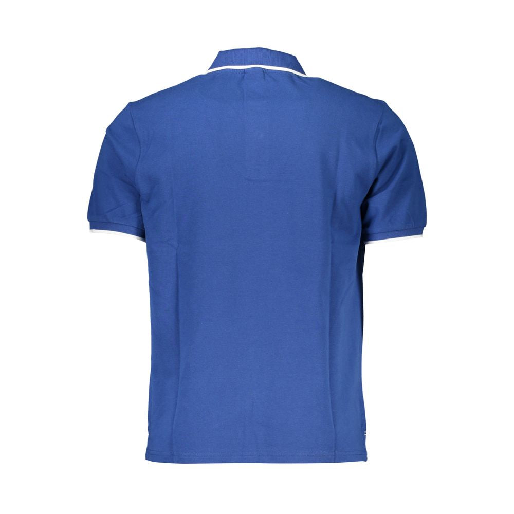 North Sails Blue Cotton Polo Shirt Mens T-Shirt