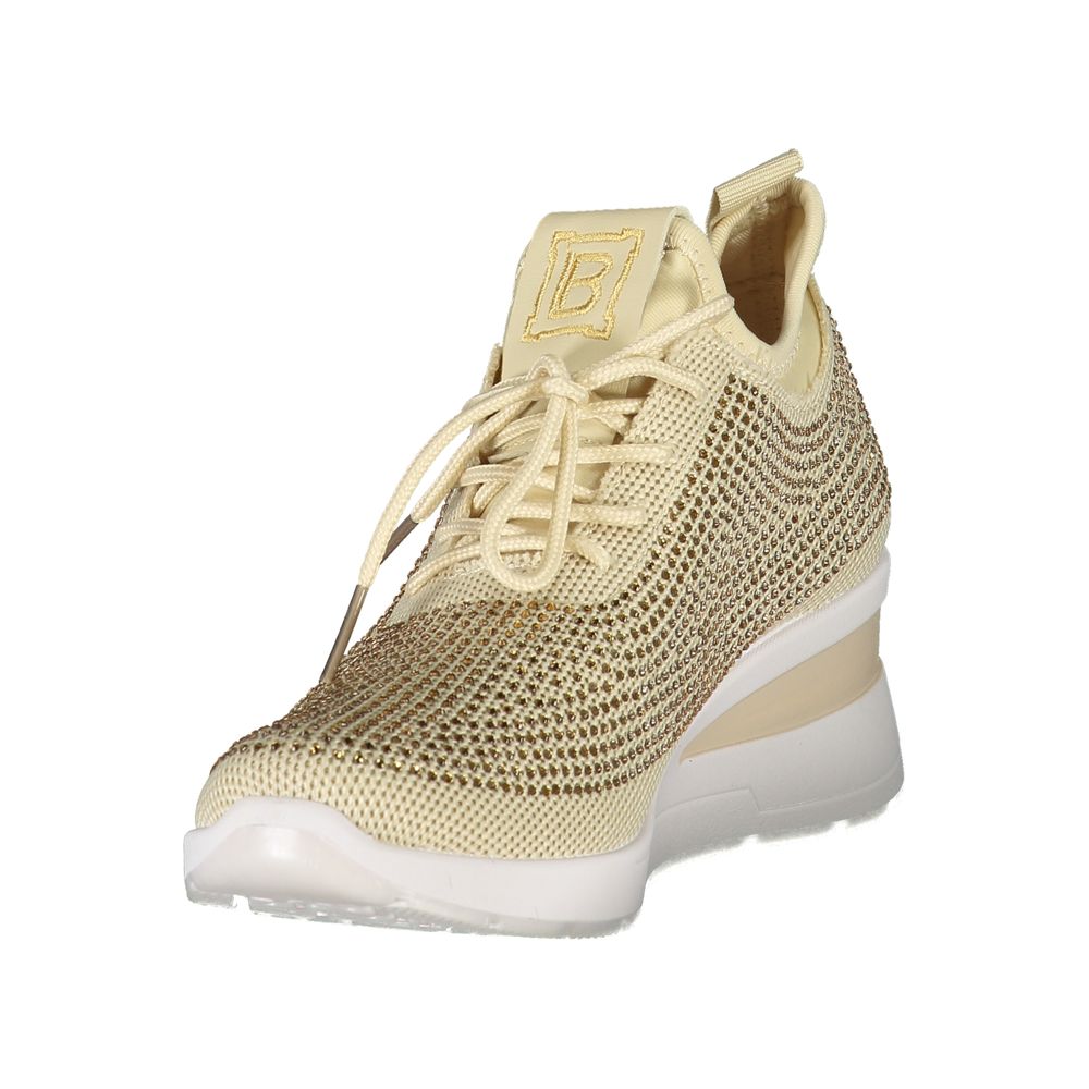 Laura Biagiotti Beige Polyester Sneaker