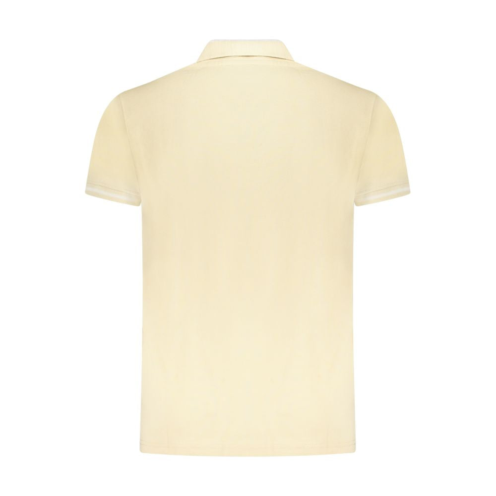Cavalli Class Beige Cotton Polo Shirt