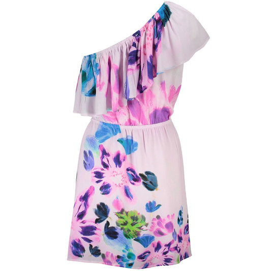 Desigual Pink Viscose Dress