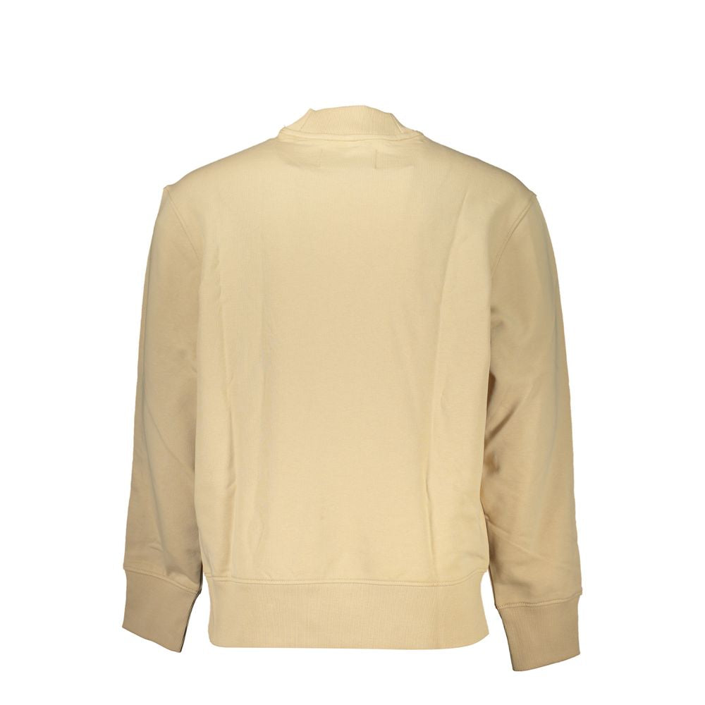 Calvin Klein Beige Cotton Men Sweater Mens Sweater