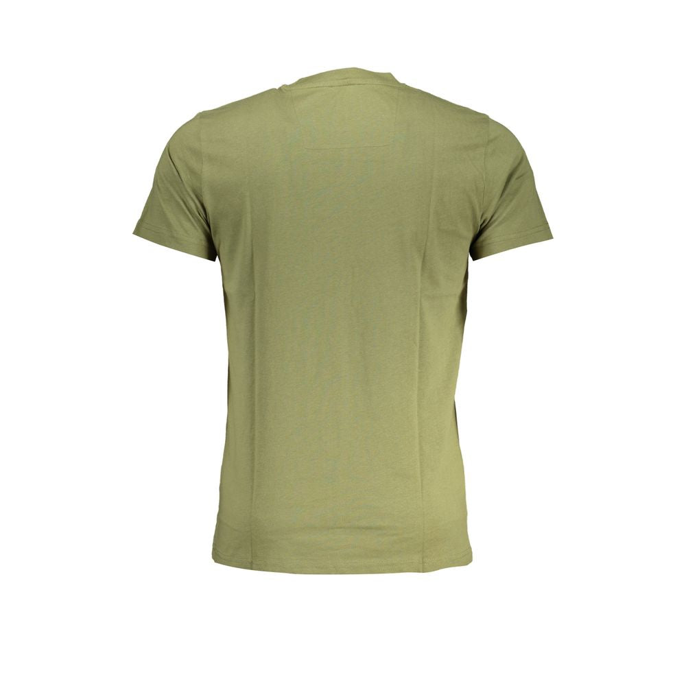 Cavalli Class Green Cotton T-Shirt Mens T-Shirt
