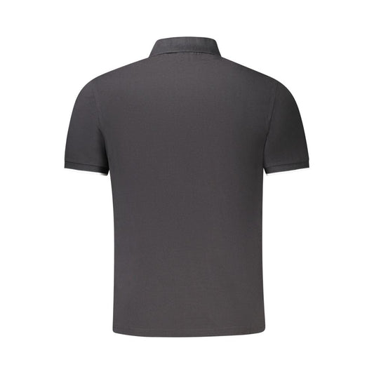 North Sails Black Cotton Polo Shirt
