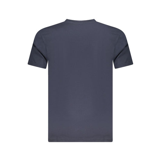 Cavalli Class Blue Cotton Men T-Shirt Mens T-Shirt
