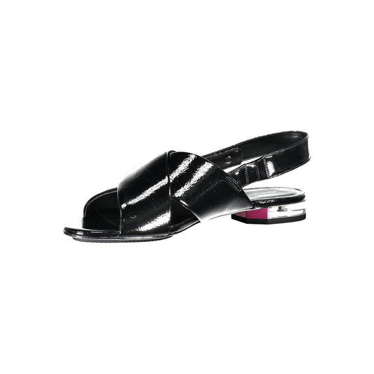 Calvin Klein Black Polyethylene Sandal