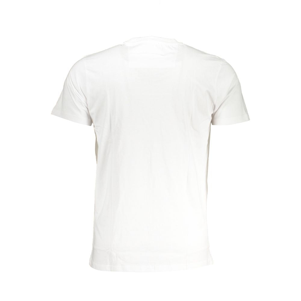 Cavalli Class Bianco Cotton Men T-Shirt