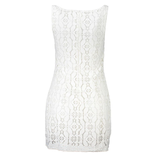 Desigual White Polyester Dress