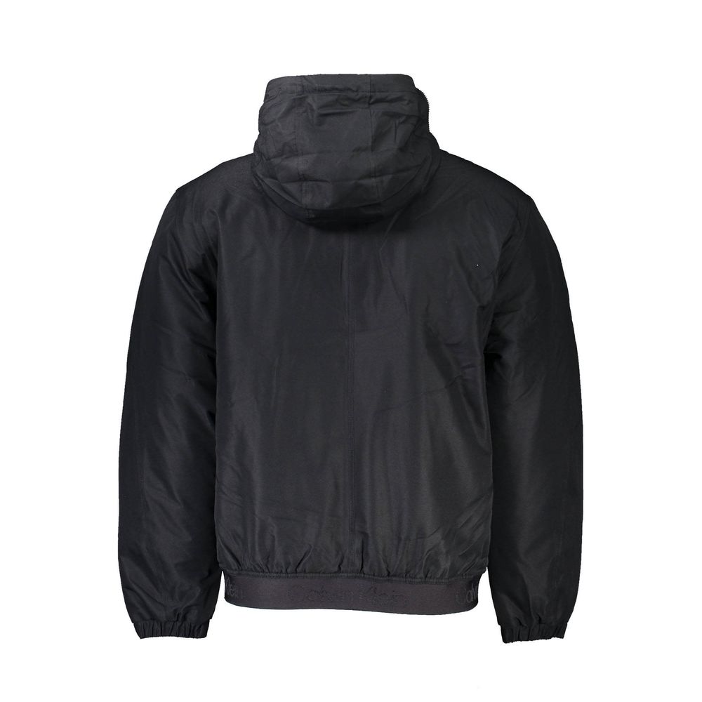 Calvin Klein Black Polyester Men Jacket Mens Jacket