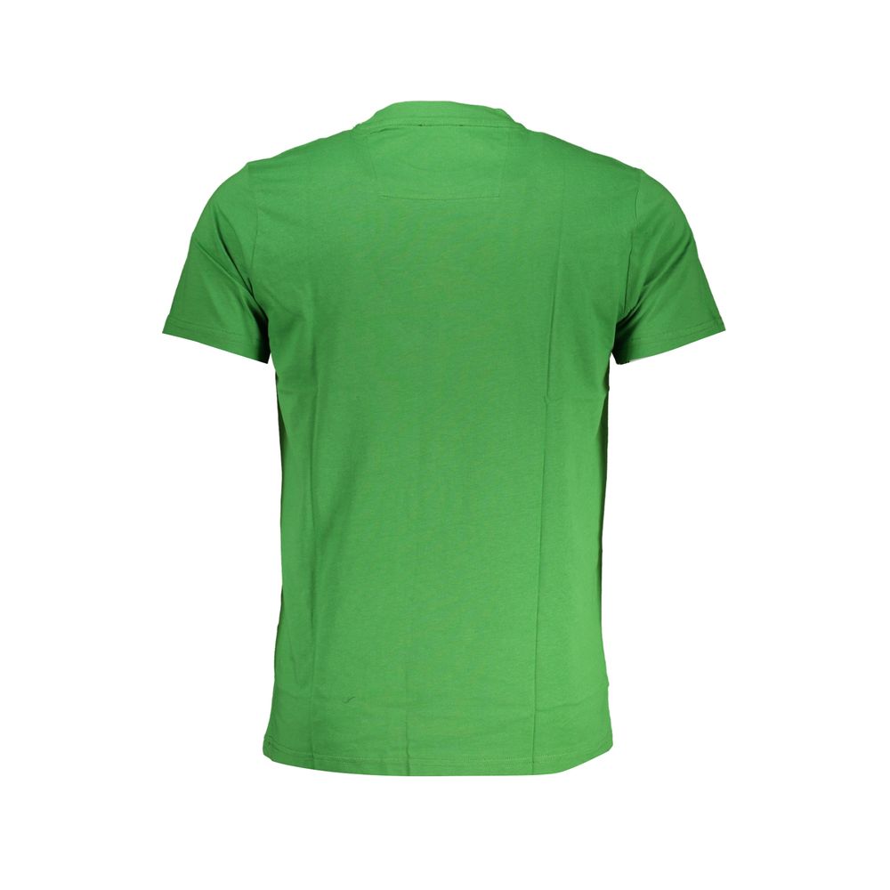 Cavalli Class Green Cotton T-Shirt Mens T-Shirt