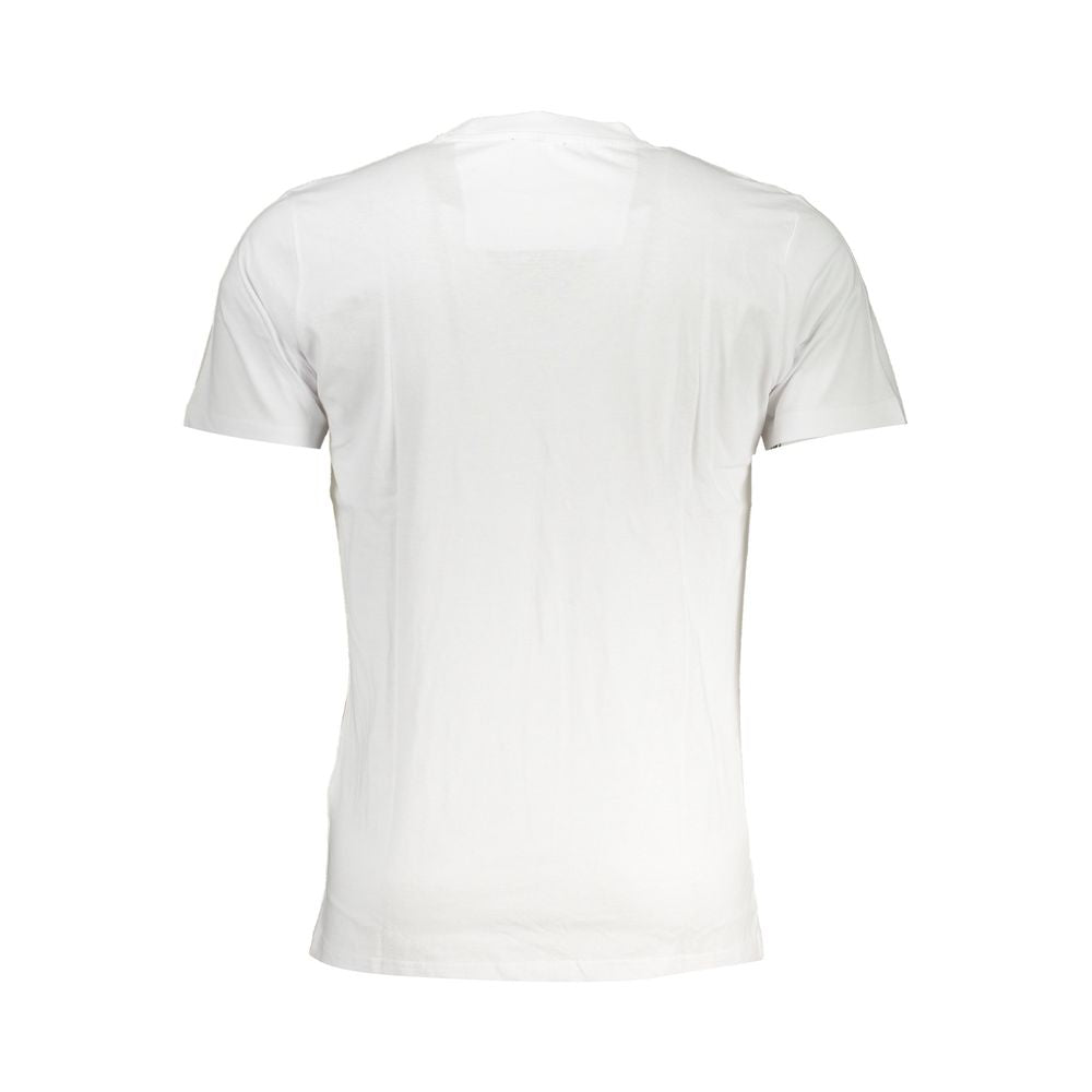 Cavalli Class White Cotton T-Shirt Mens T-Shirt