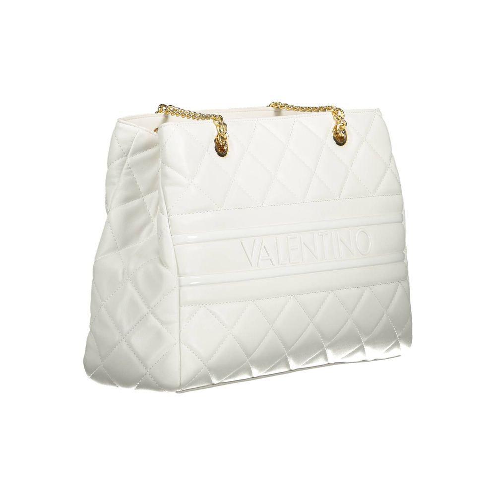 Mario Valentino White Polyethylene Handbag