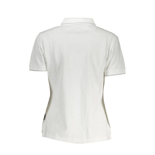 Napapijri White Cotton Polo Shirt