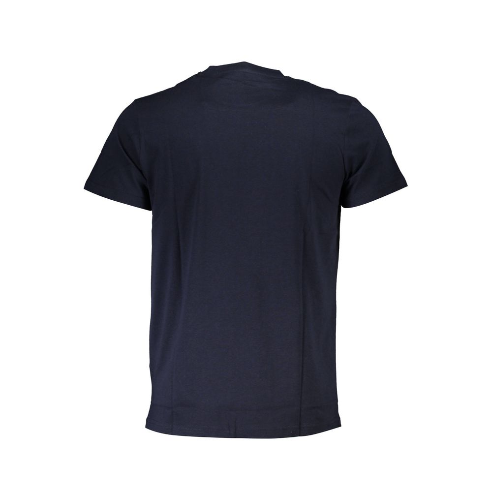 Cavalli Class Blue Cotton Men T-Shirt Mens T-Shirt
