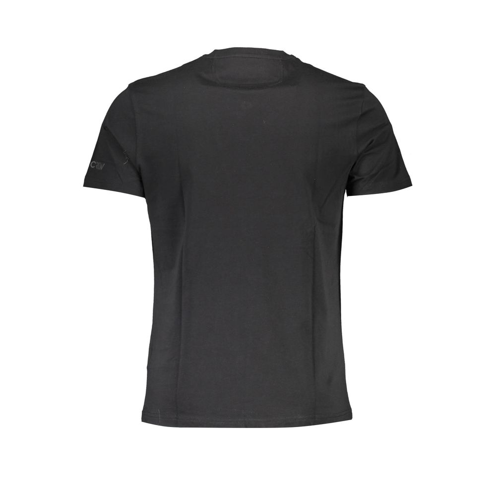 La Martina Black Cotton Men T-Shirt Mens T-Shirt