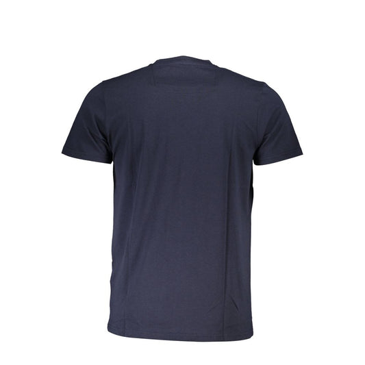Cavalli Class Blue Cotton Men T-Shirt Mens T-Shirt